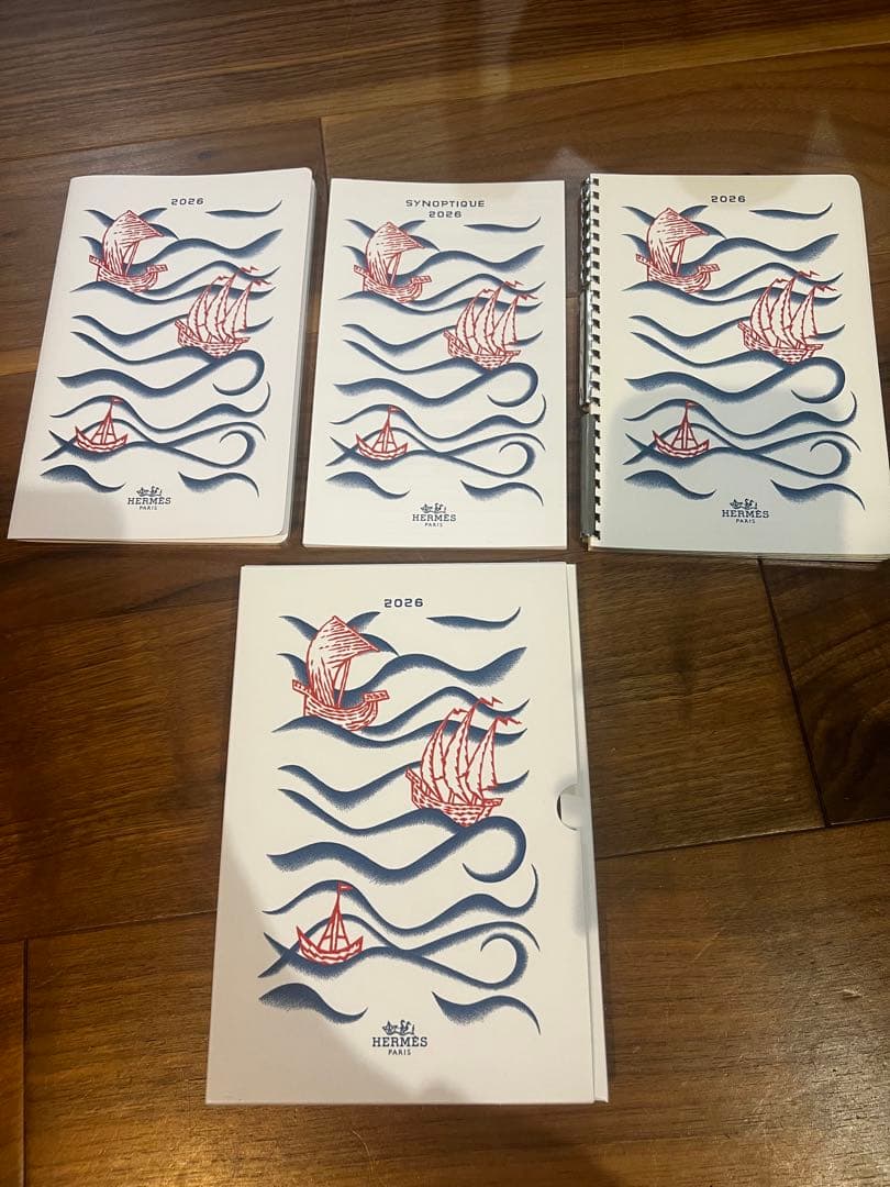 新品未使用HERMES　 2026カレンダーレフィル　グローブトロッター