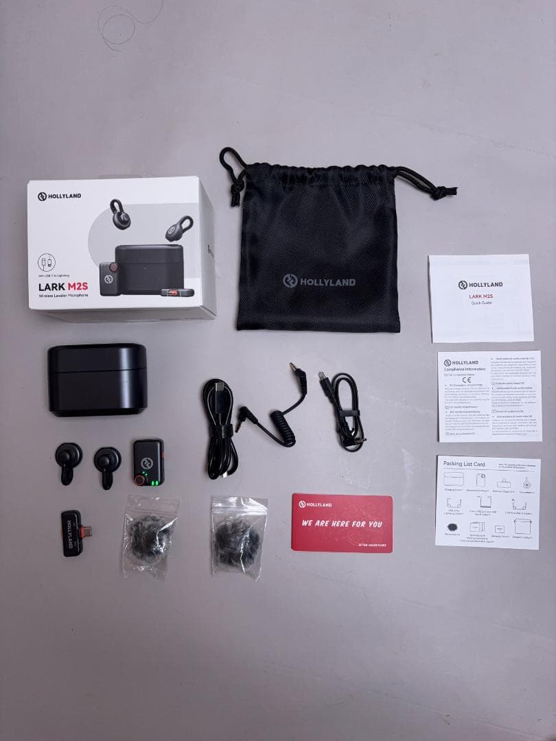 Hollyland Lark M2S Mini Combo ワイヤレスマイク