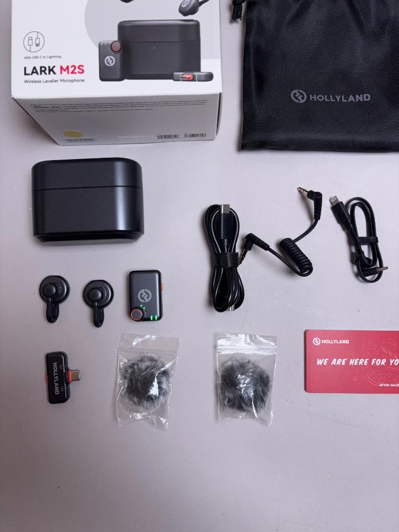 Hollyland Lark M2S Mini Combo ワイヤレスマイク