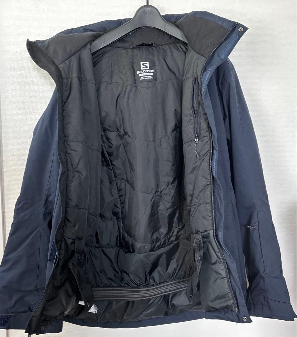 SALOMON サロモン　スキーウェア　スノボ　上下セット　Sサイズ　ネイビー