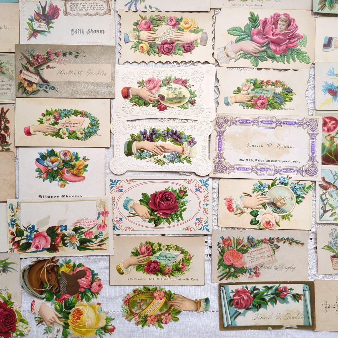 72枚①激レア コーリングカード クロモス アンティーク ヴィクトリアン蚤の市