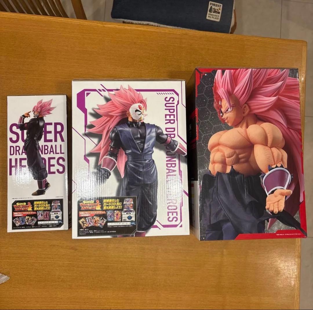 ドラゴンボール 一番くじ 紅き仮面のサイヤ人 3種 新品未開封セット‼️