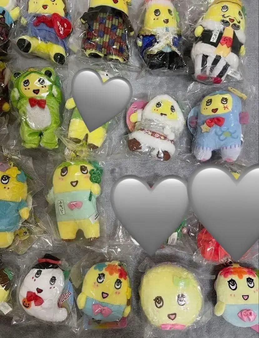 ふなっしーぬいぐるみマスコット＆ぬいぐるみバッジ28体セット！（バラ売り可能）