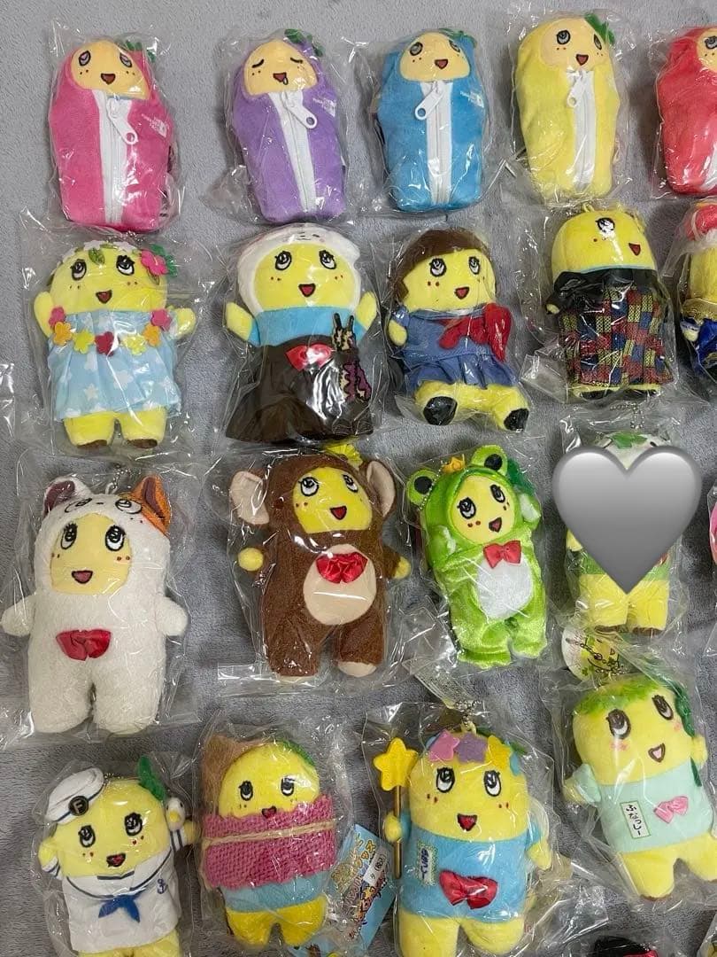 ふなっしーぬいぐるみマスコット＆ぬいぐるみバッジ28体セット！（バラ売り可能）