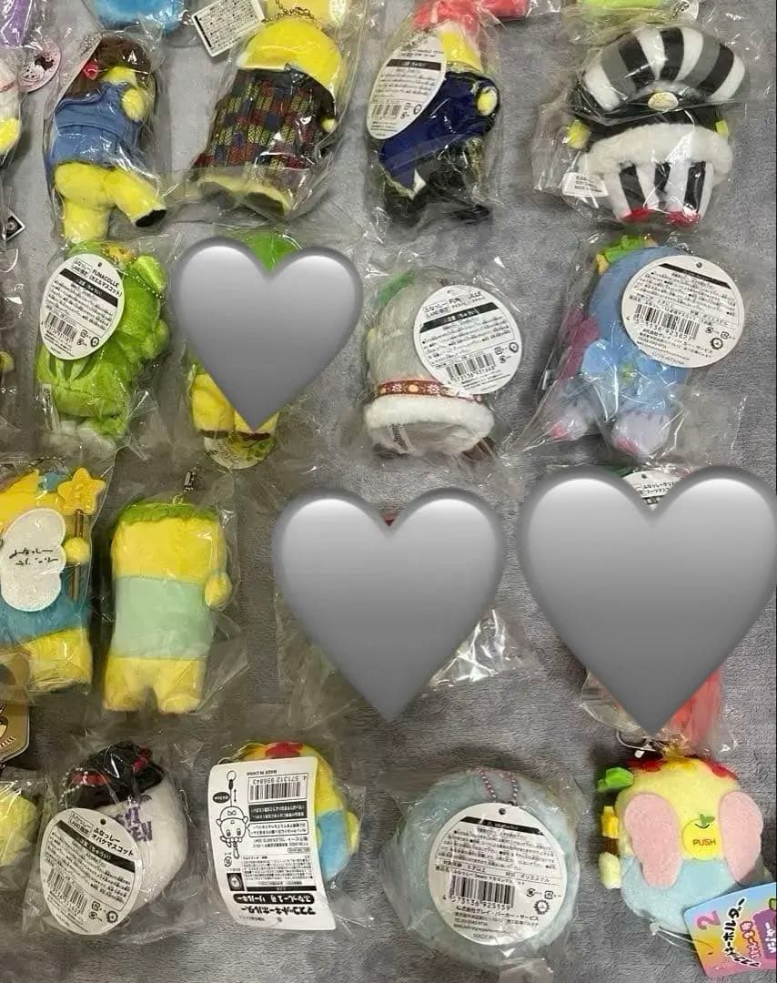 ふなっしーぬいぐるみマスコット＆ぬいぐるみバッジ28体セット！（バラ売り可能）