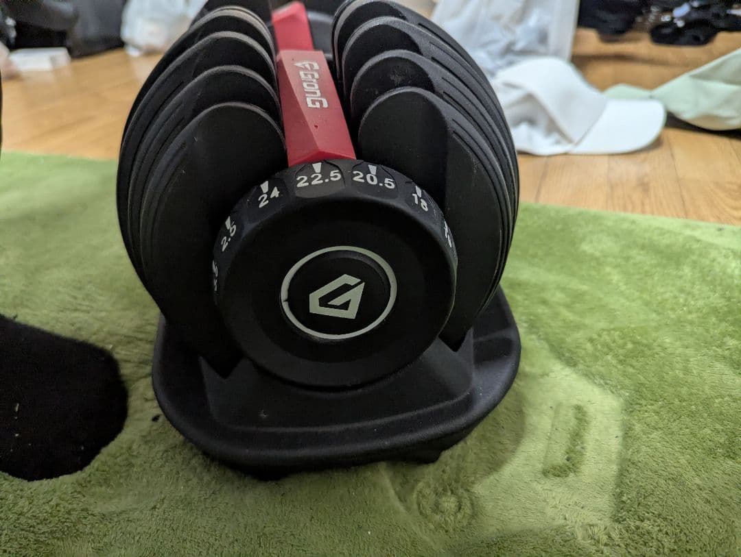 可変式ダンベル　最大片手24 kg
