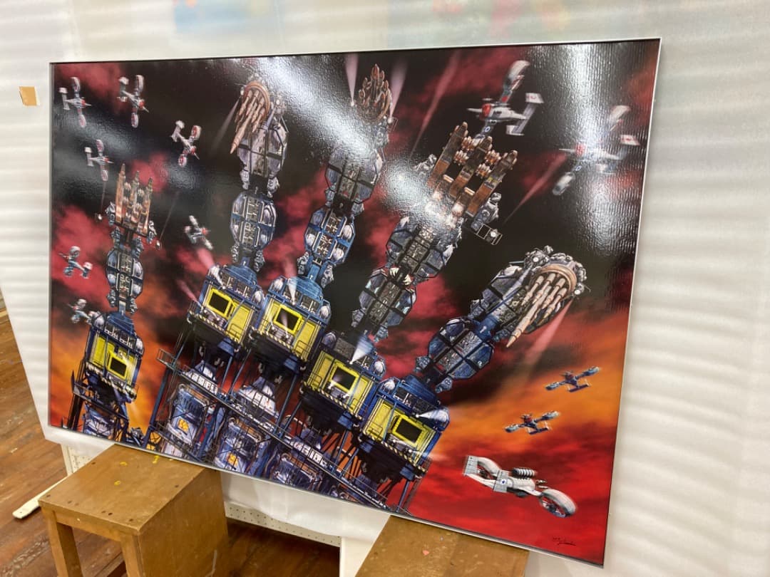 現代アート　No_WM001　146X97.5cm（P80）額付き　作家真作