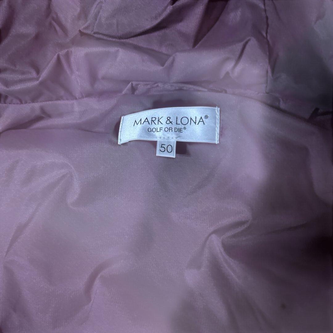 MARK & LONA ピンクダウンベスト美品XL