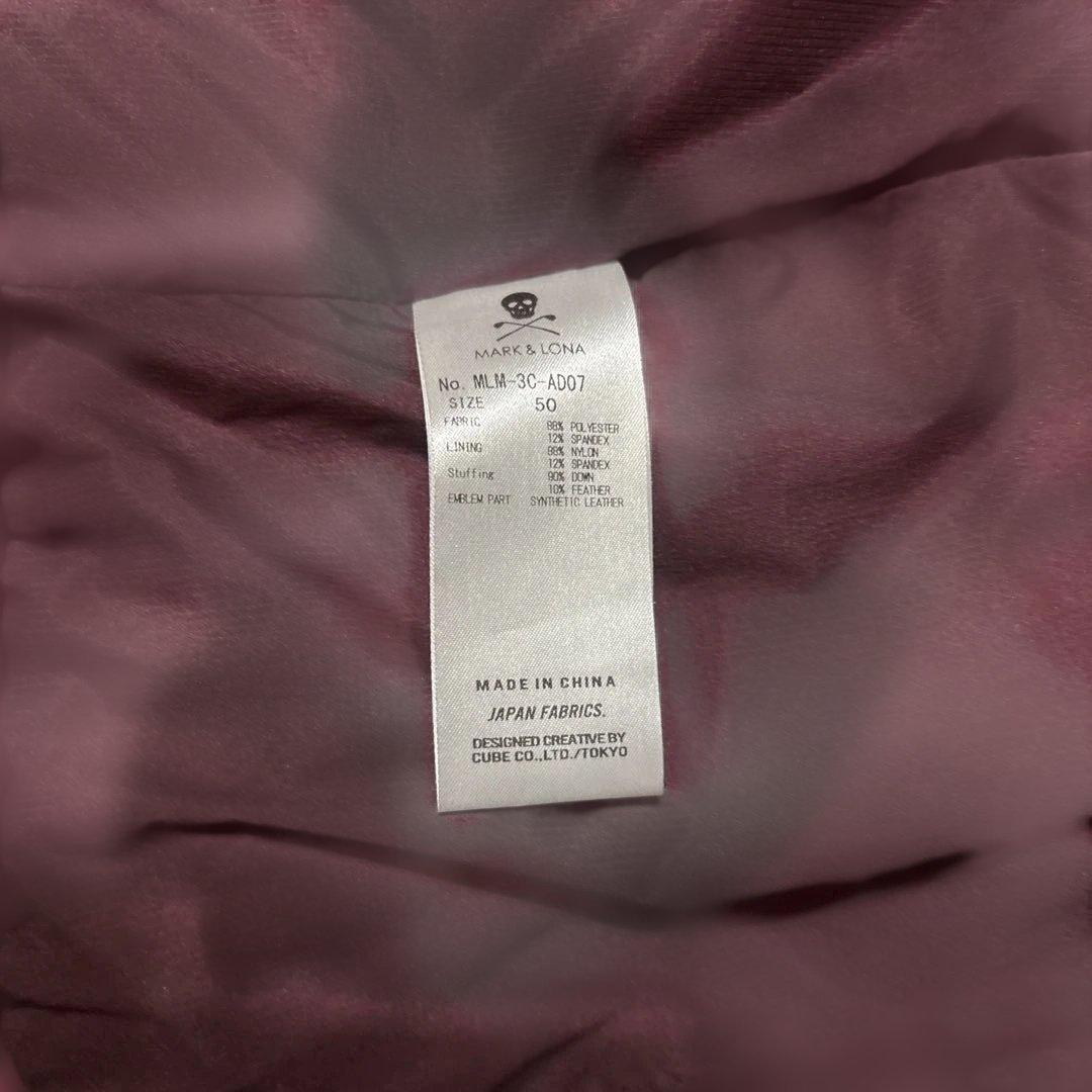 MARK & LONA ピンクダウンベスト美品XL