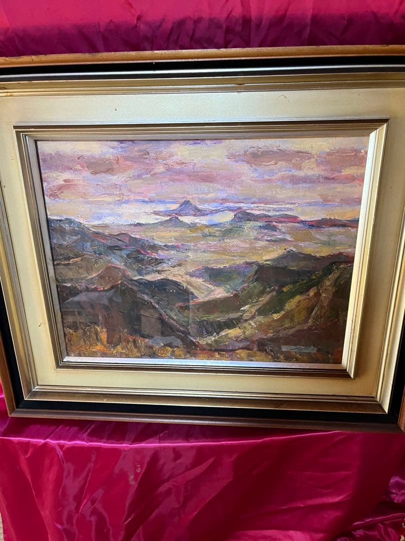 日本画(油絵) 伊予の国