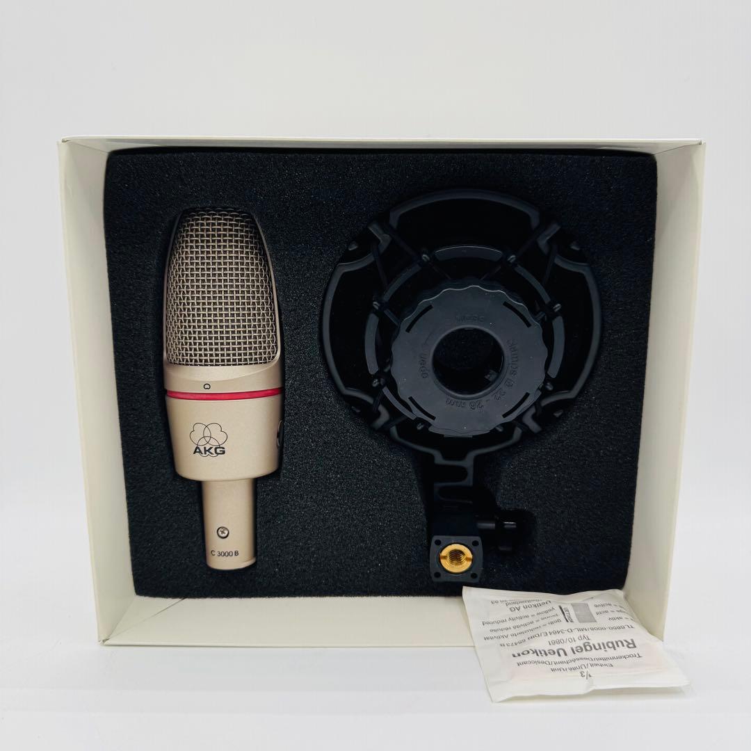 【未使用】 AKG 「C 3000 B」コンデンサーマイク セット