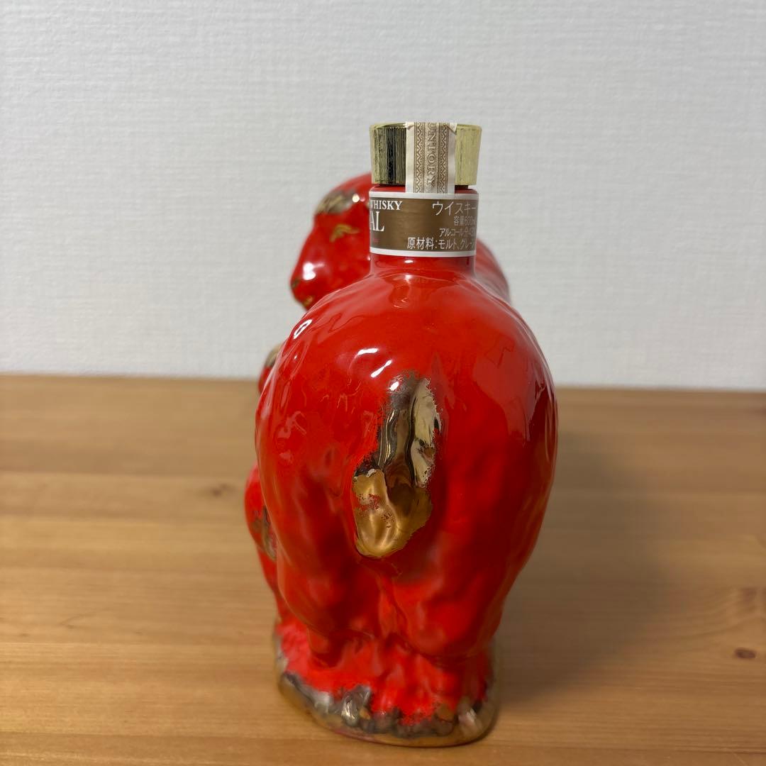 サントリーウイスキー　ローヤル15年　2003 赤干支　陶器ボトル　未開封