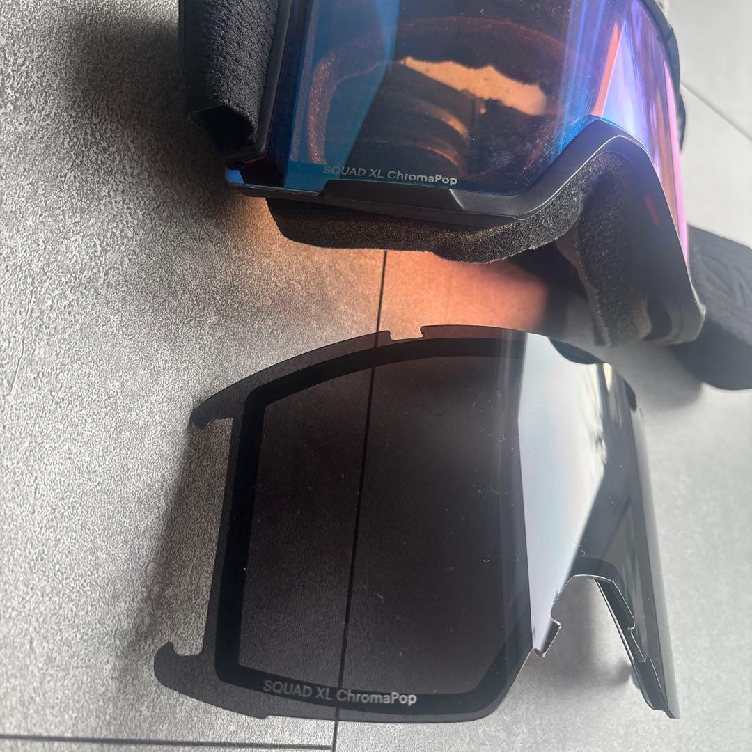 SMITH ゴーグル　スノーボード　スミス　SQUAD XL ChromaPop