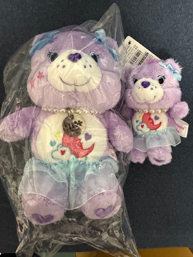 ILLIT×ケアベア ソフトキーチェーン&ぬいぐるみ　モカ