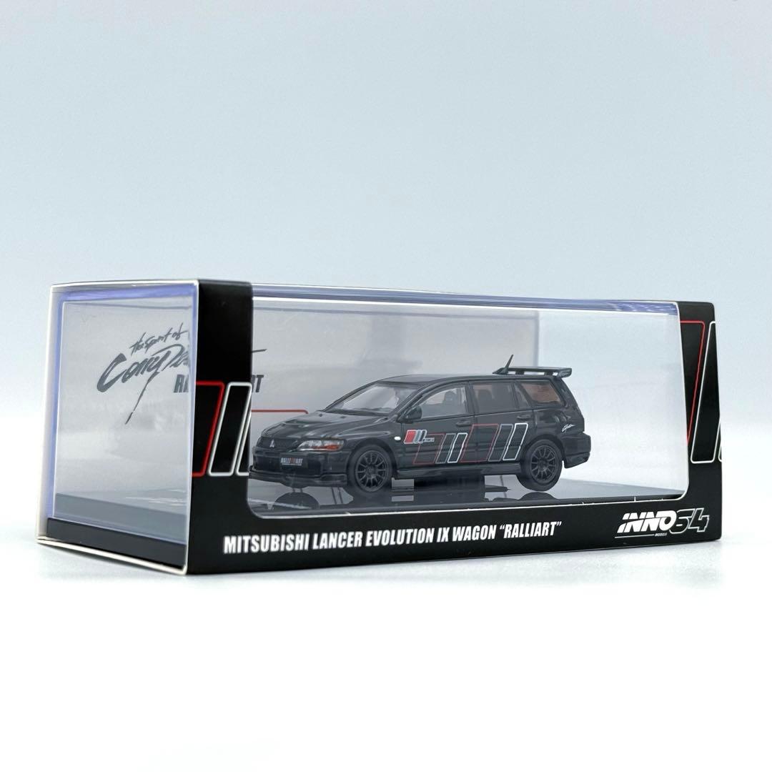 【美品】INNO64 ミツビシ ランエボ9 ワゴン ラリーアート ブラック