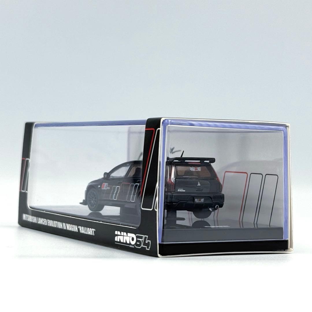 【美品】INNO64 ミツビシ ランエボ9 ワゴン ラリーアート ブラック