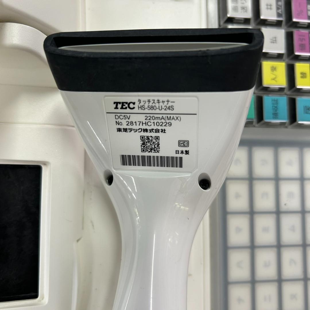 TEC東芝テック FS-2055 レジスター バーコードリーダー付 動作確認済②
