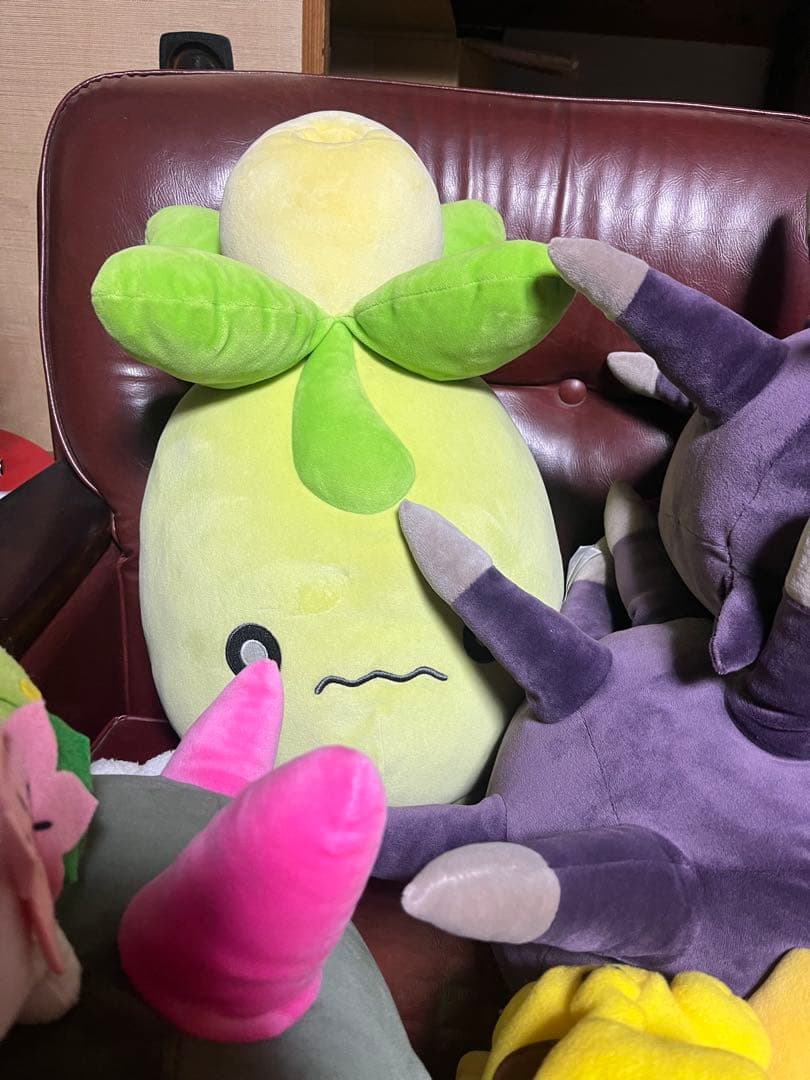 ポケモンセンター　ぬいぐるみ　バチンウニ　シェイミ　ミニーヴ　ハガネール　ミツハ