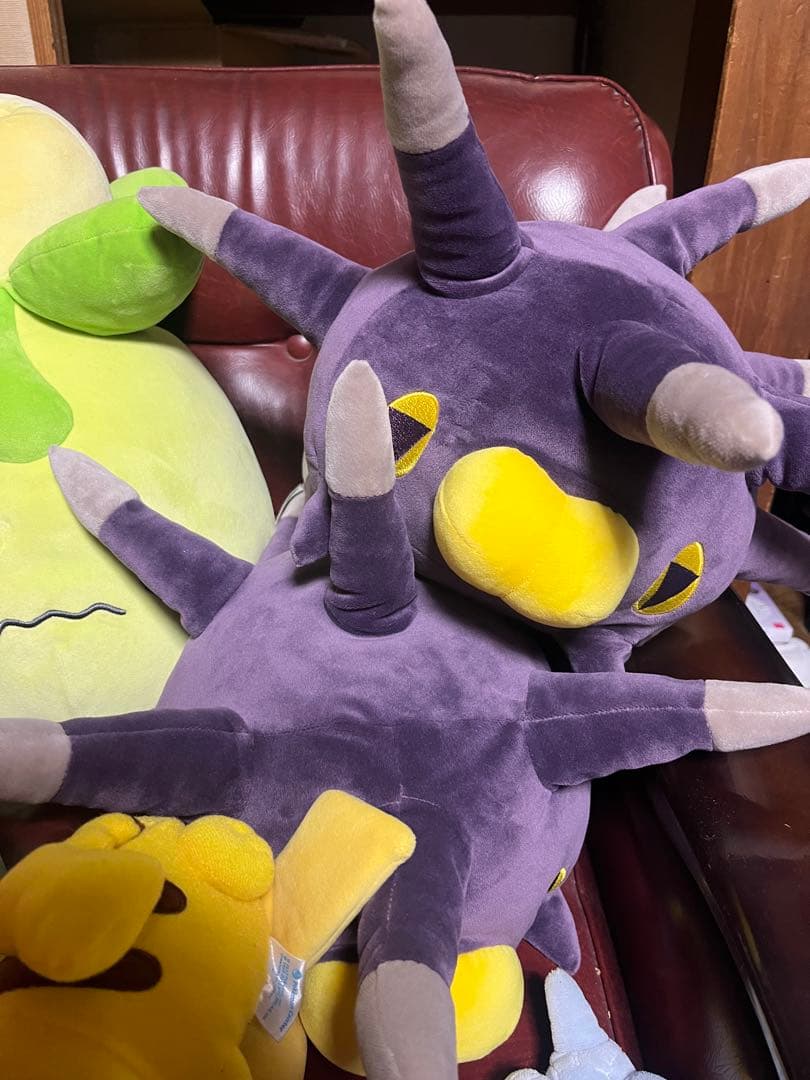 ポケモンセンター　ぬいぐるみ　バチンウニ　シェイミ　ミニーヴ　ハガネール　ミツハ