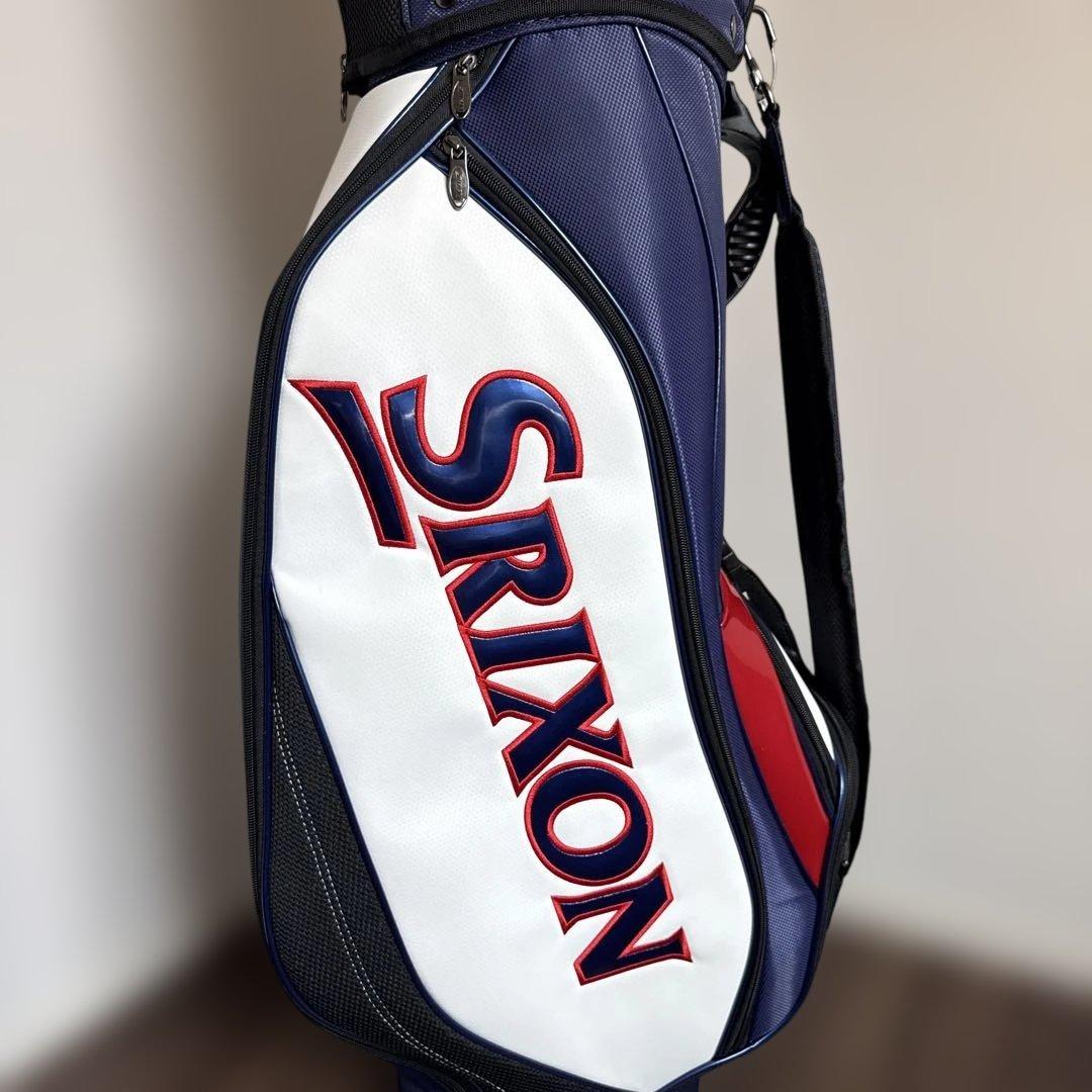 フード付きSRIXON キャディバック 9.0型 トリコロール3.1kg 新品