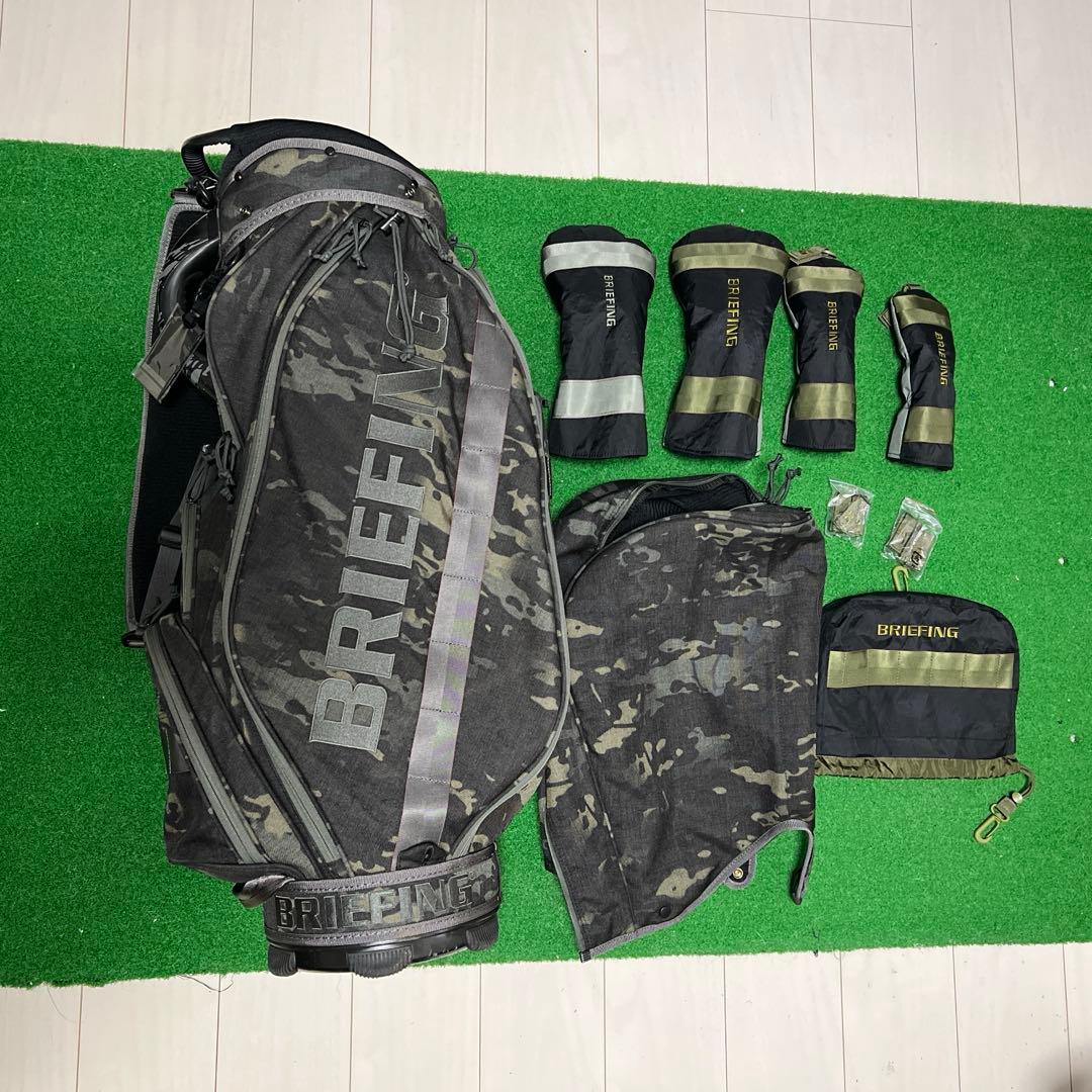 BRIEFING 迷彩 キャディバッグ