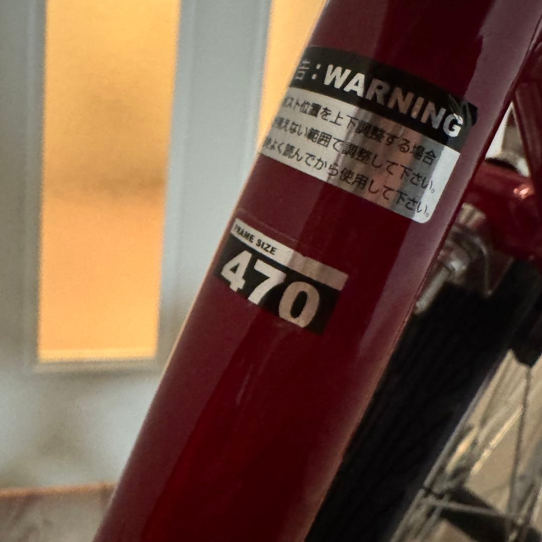WEEKEND BIKES クロスバイク 470サイズ レッド