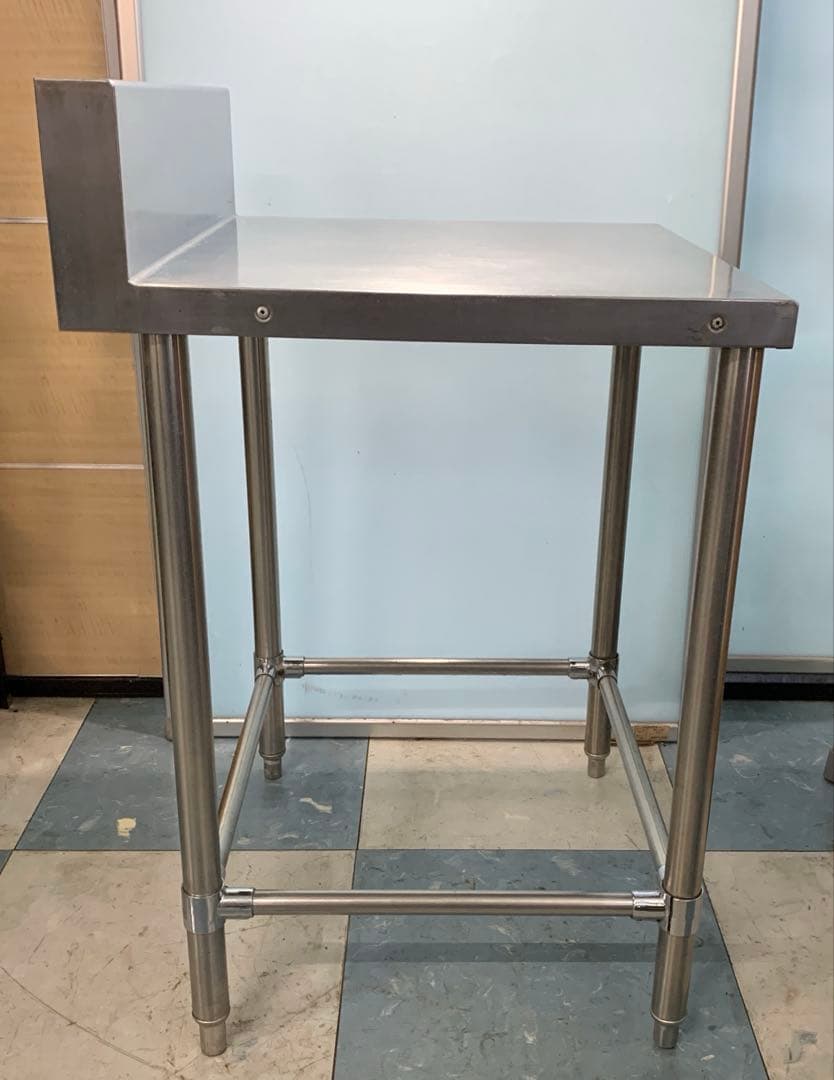 マルゼン 業務用ステンレス作業台 BW-066 バックガード付 80×60×60