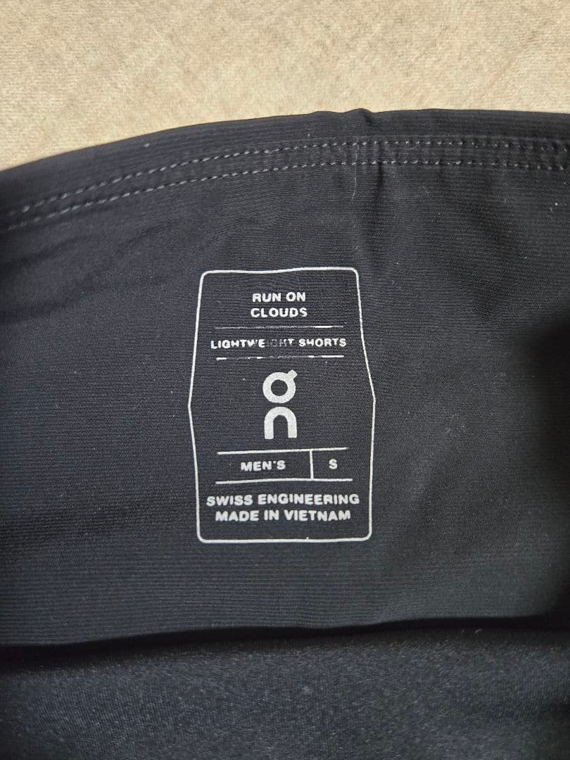 ウォーキング・ランニングウェア On OAC Lightweight Shorts (mens S) BLACK