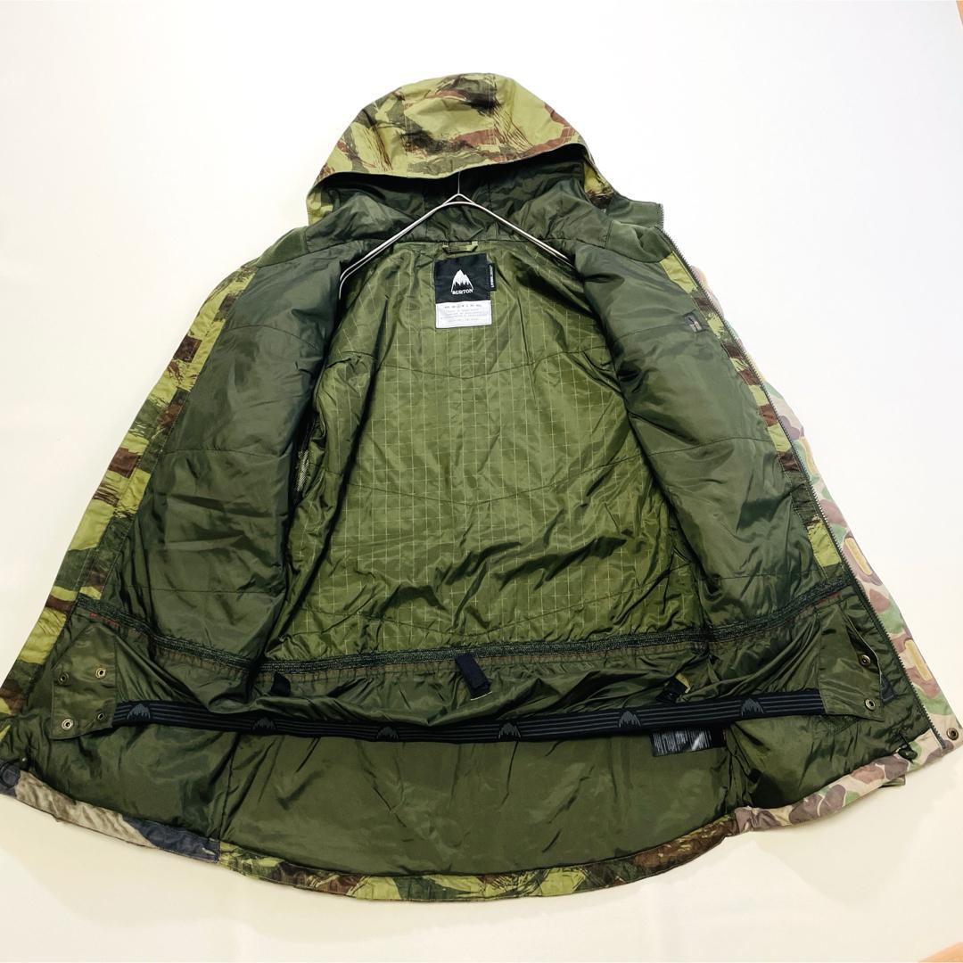 6717【美品】バートン　ジャケット　スノボウェア メンズ 迷彩柄　カモフラ