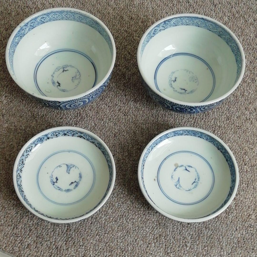 古伊万里　蓋付茶碗