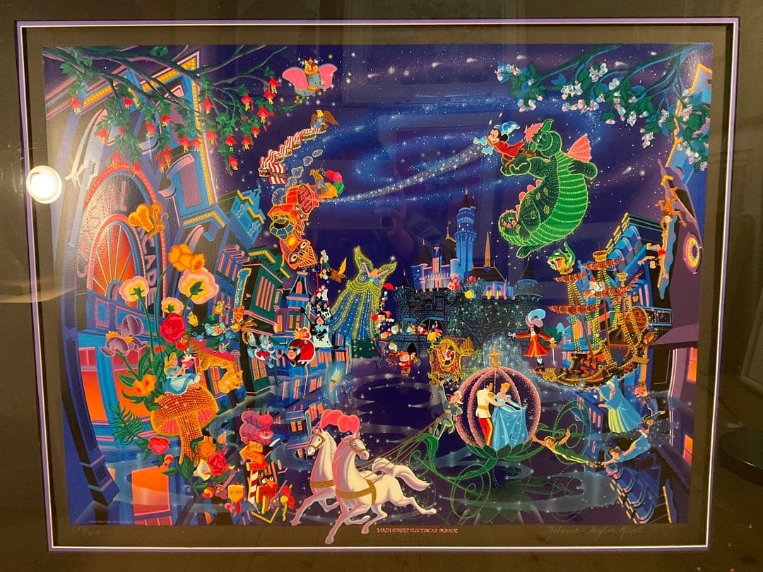 メラニーケント「エレクトリックパレード」シルクスクリーン直筆サイン・作品保証書有