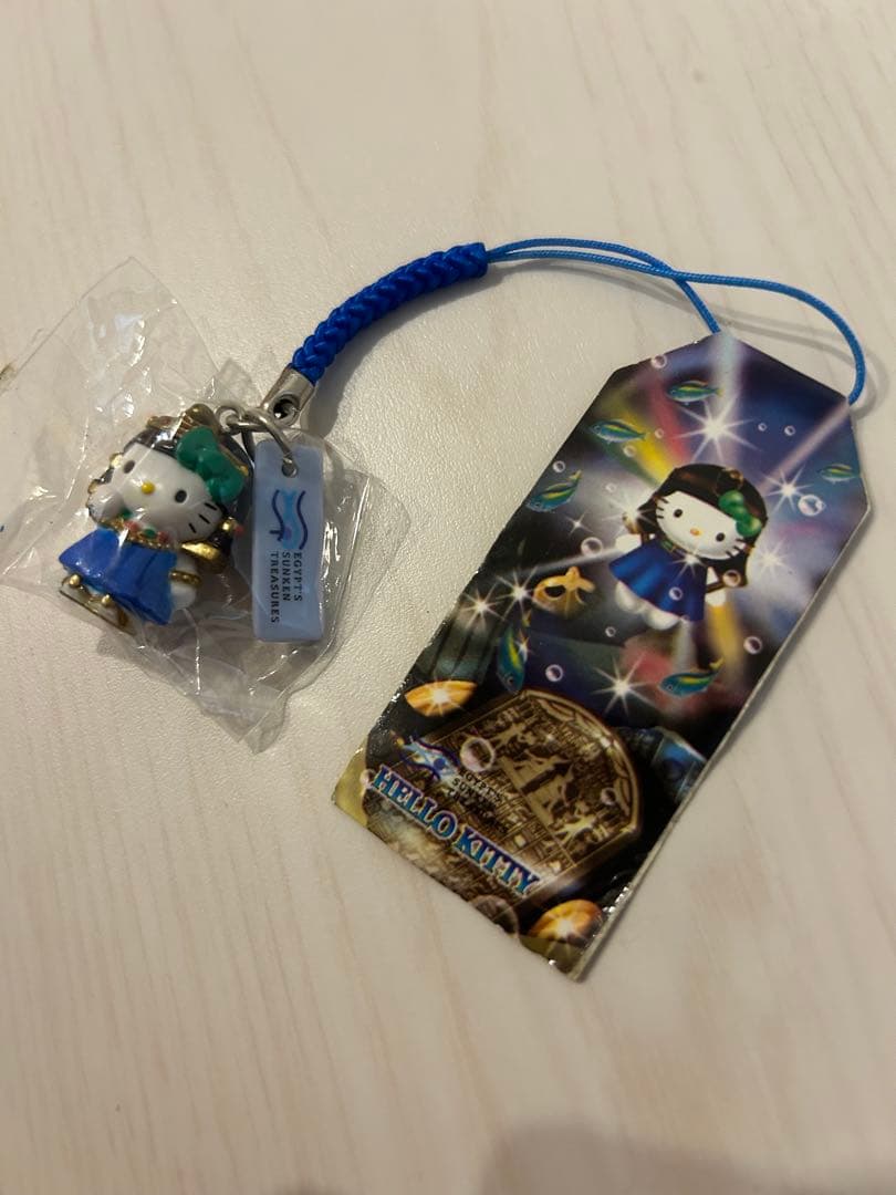 【希少　激レア】　エジプト展限定　ハローキティ　根付・ストラップ　新品未使用