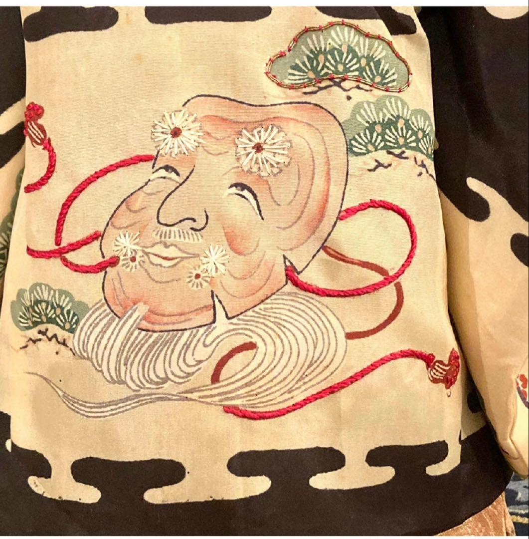 美品　アンティーク　市松人形　男の子　年代もの　昭和初期　お着物　ビンテージ