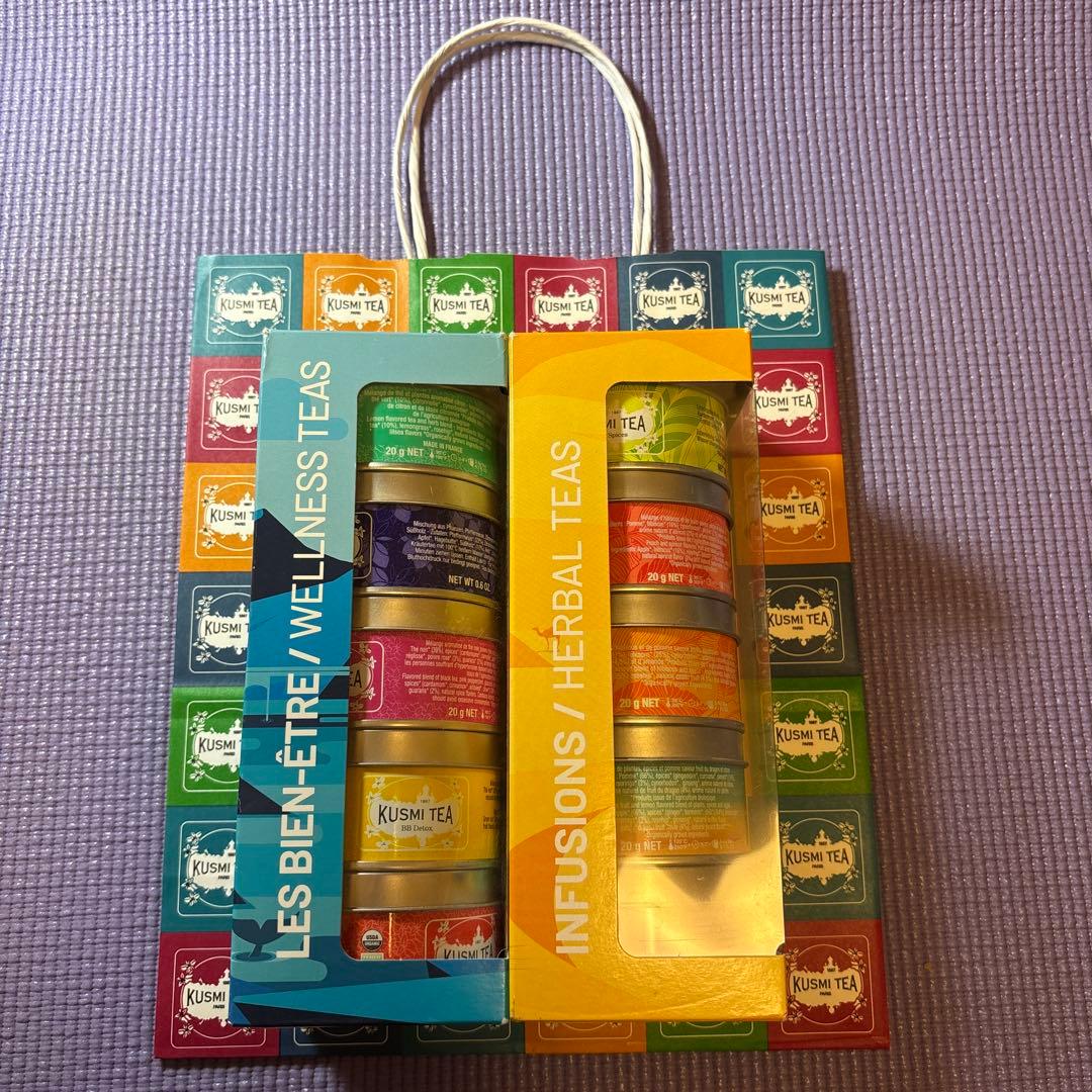【新品】KUSMI TEA⭐︎ウェルネスティー&ハーバルティー セット