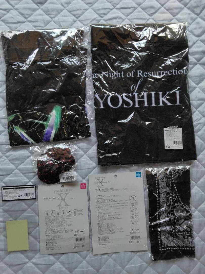 XJAPAN YOSHIKI Tシャツ タオル 新品未開封グッズまとめ売り