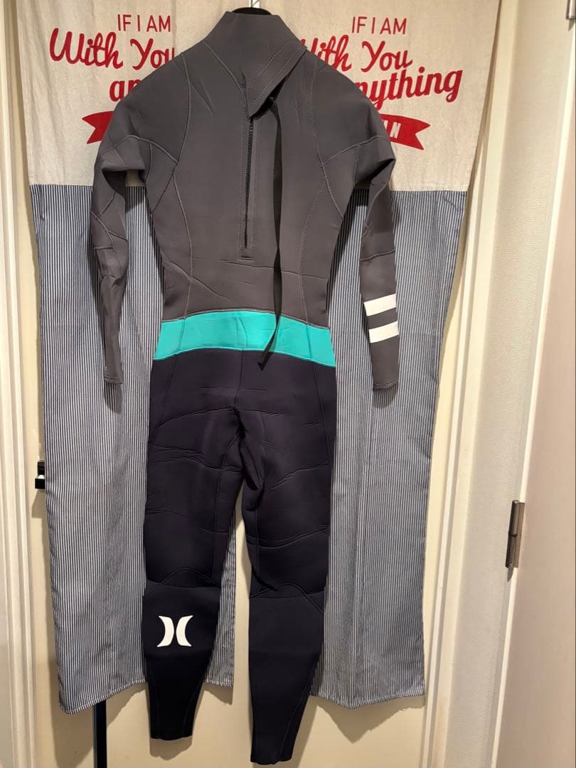 【美品ウェットスーツ】　フルスーツ　HURLEY(ハーレー)　Lサイズ