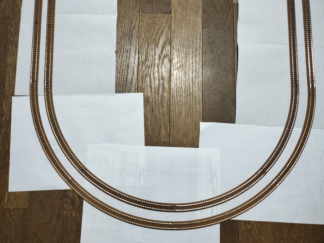 に*し様 複線両渡り　ダブルクロス　レイアウト　PX280　C317-45　C2