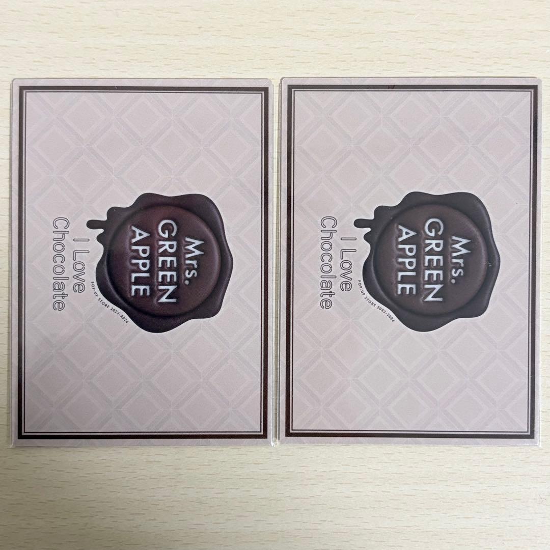 Mrs. GREEN APPLE I Love Chocolateフォトカ