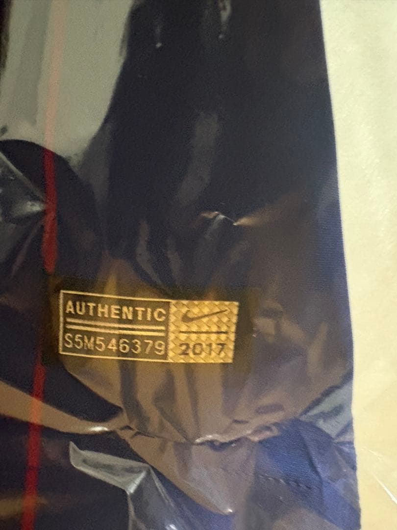 【幻のスポンサーなし】イニエスタ バルセロナ 17/18 8番 選手着用モデル