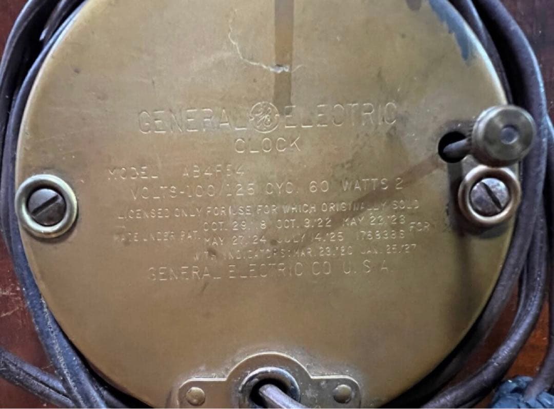 USA アンティーク　デスク　クロック　時計　ビンテージ インダストリアル