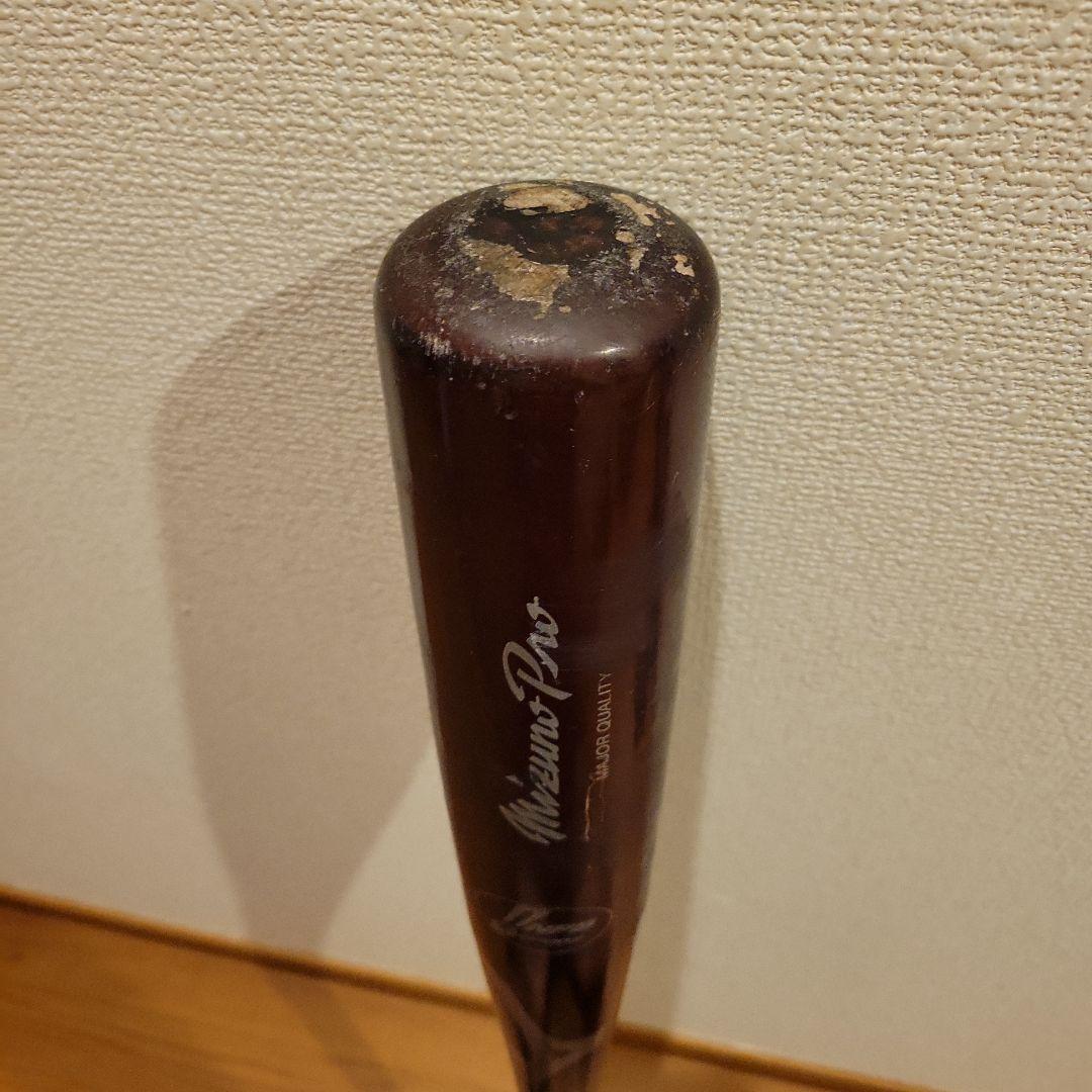 巨人　亀井　元選手　Mizuno Pro 木製バット サイン入り