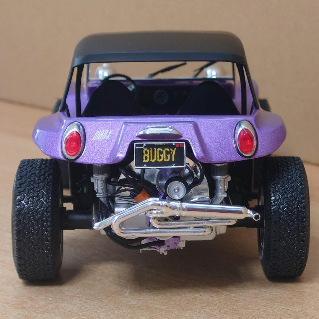 1/18 メイヤーズ マンクス バギー ソフトルーフ パープル ソリド製ミニカー