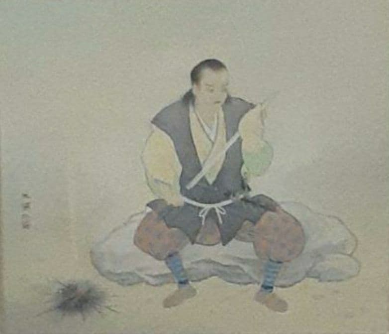 掛け軸/宮本武蔵図