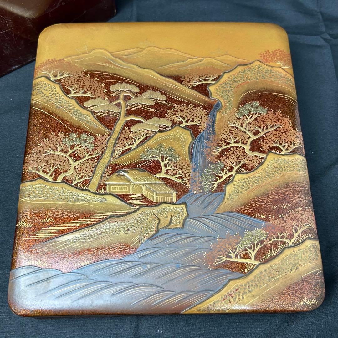 漆器 文箱 金蒔絵　硯箱　高級品　古美術