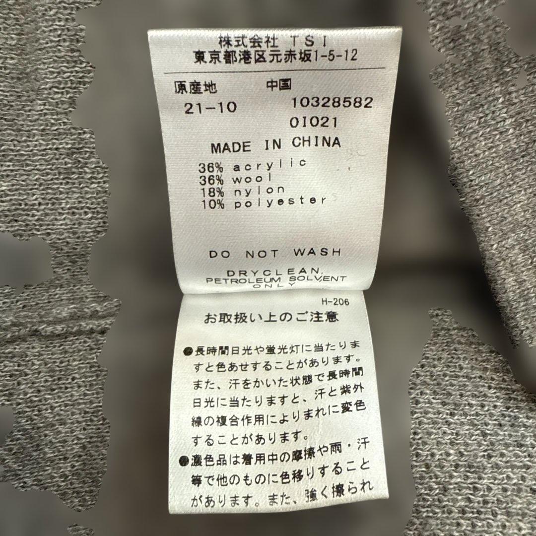 PEARLY GATES ロゴ入りタートルネックワンピース サイズ0