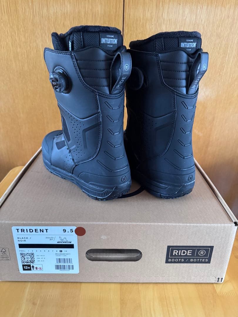 25-26 今季3BOA RIDE TRIDENT 9.5 スノーボードブーツ