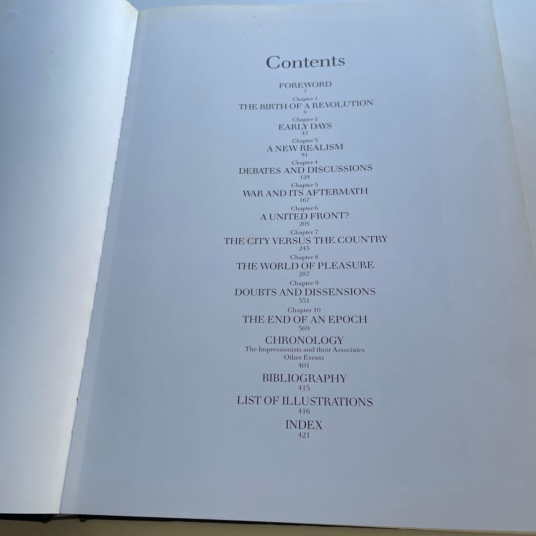 超大型絵画書籍「IMPRESSIONISM」（印象派の画家と絵画）