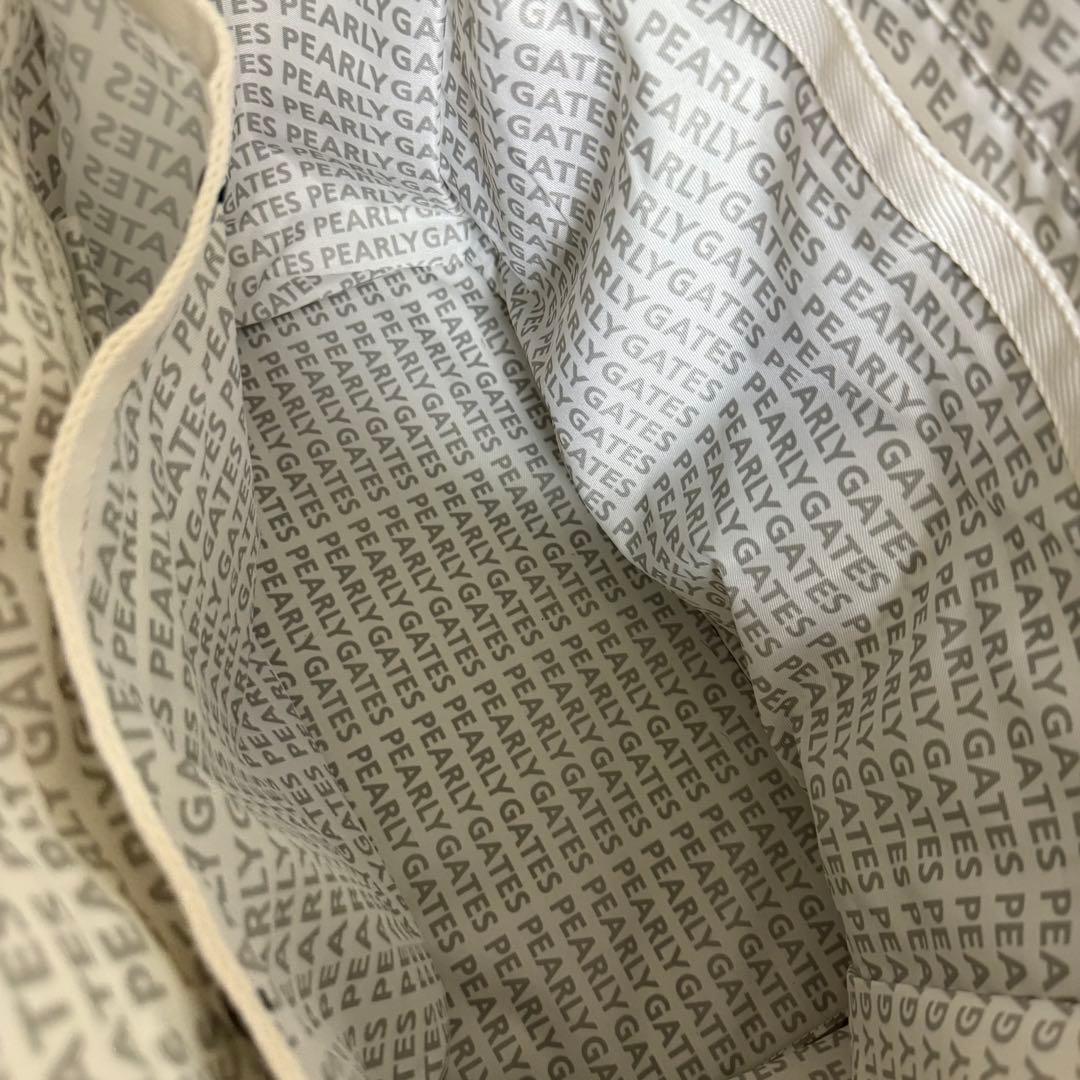 PEARLY GATES ホワイトロッカーバッグ トートバッグ