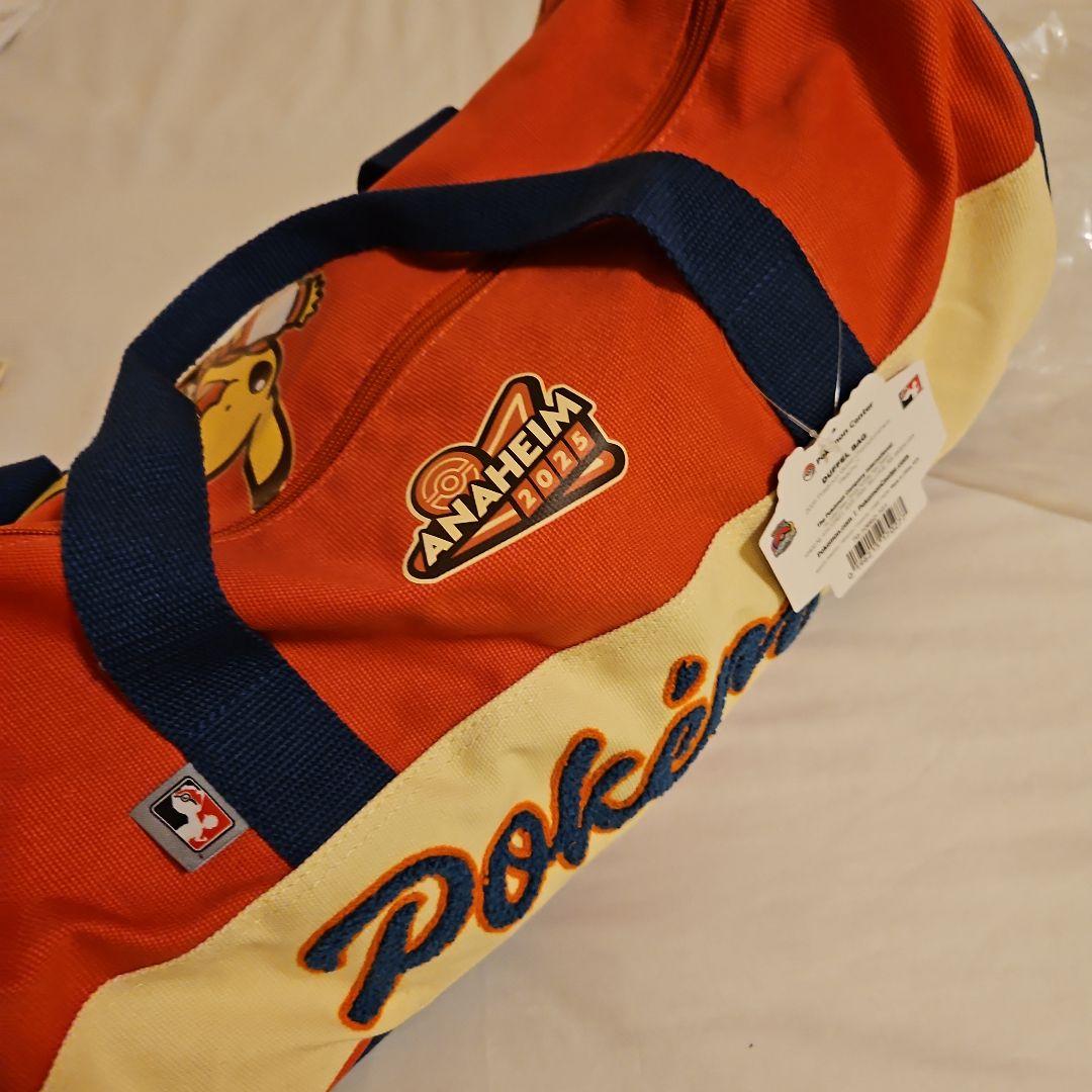 WCS 2025 ポケモン アナハイム ボストンバッグ ピカチュウ