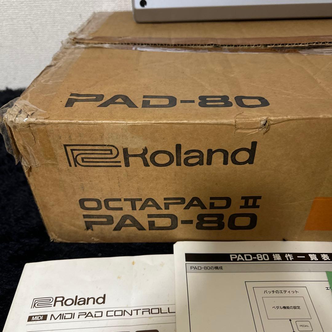 激レア Roland PAD-80 元箱付き MIDIコントローラー